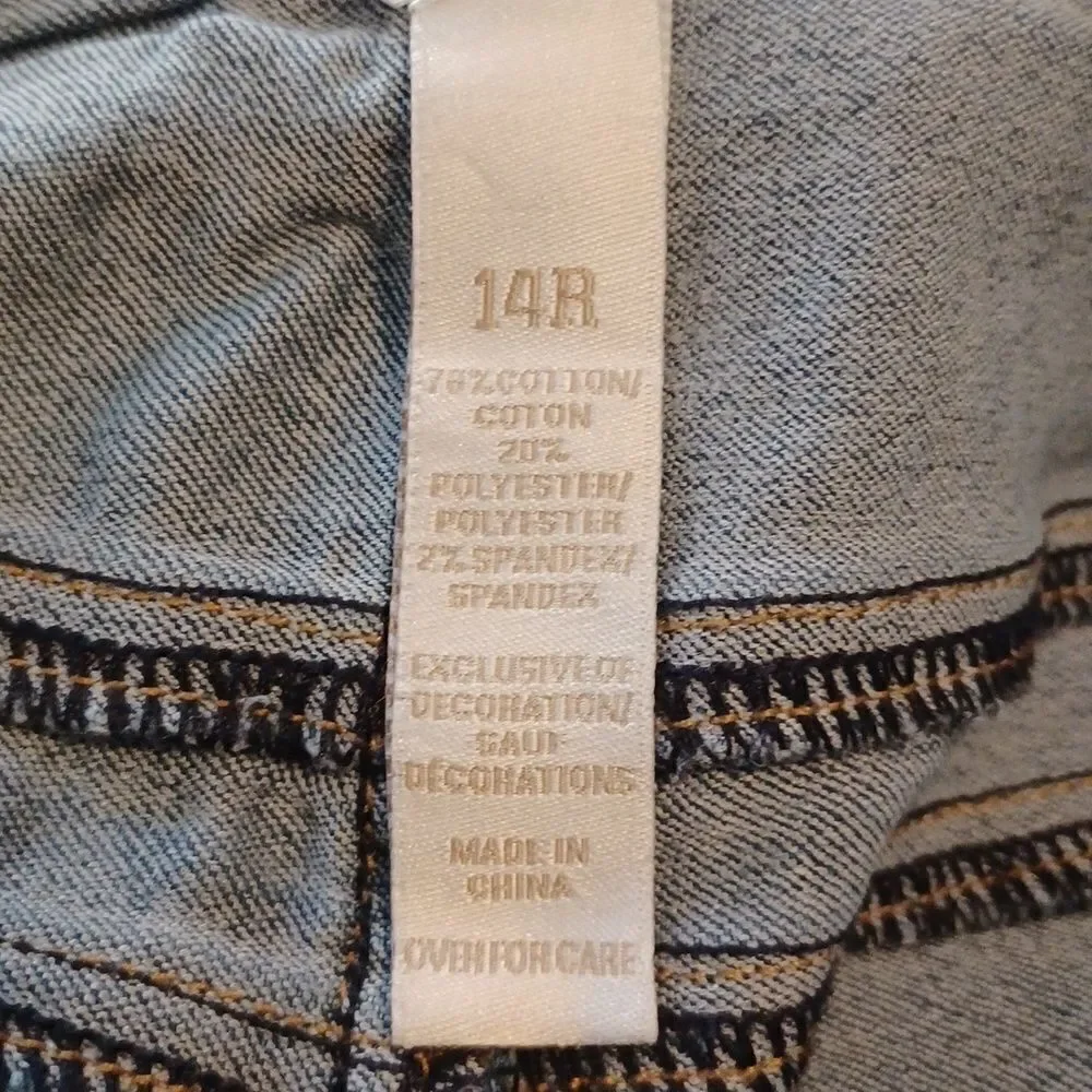 628830...Girls Justice Shorts Jeans Size 14R, W24